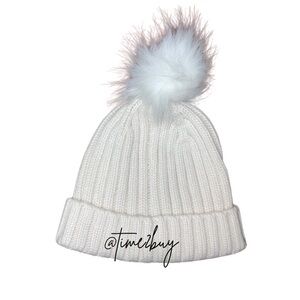 NWT Womans ivory beanie j.crew